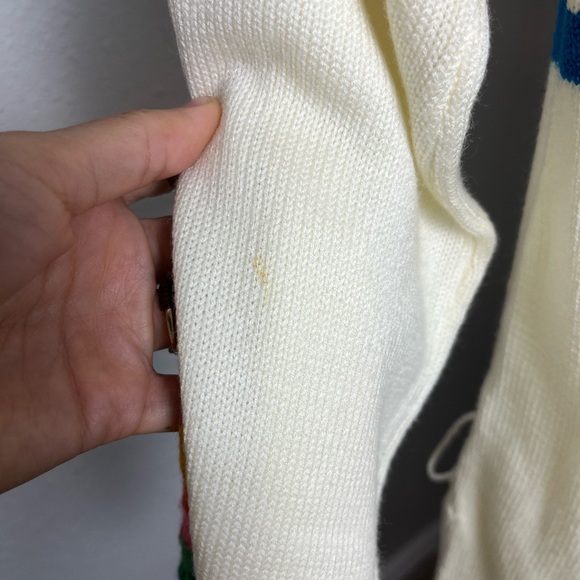 Vintage Vicki Volts Rainbow Chevron Flower Dress - Picture 6 of 16